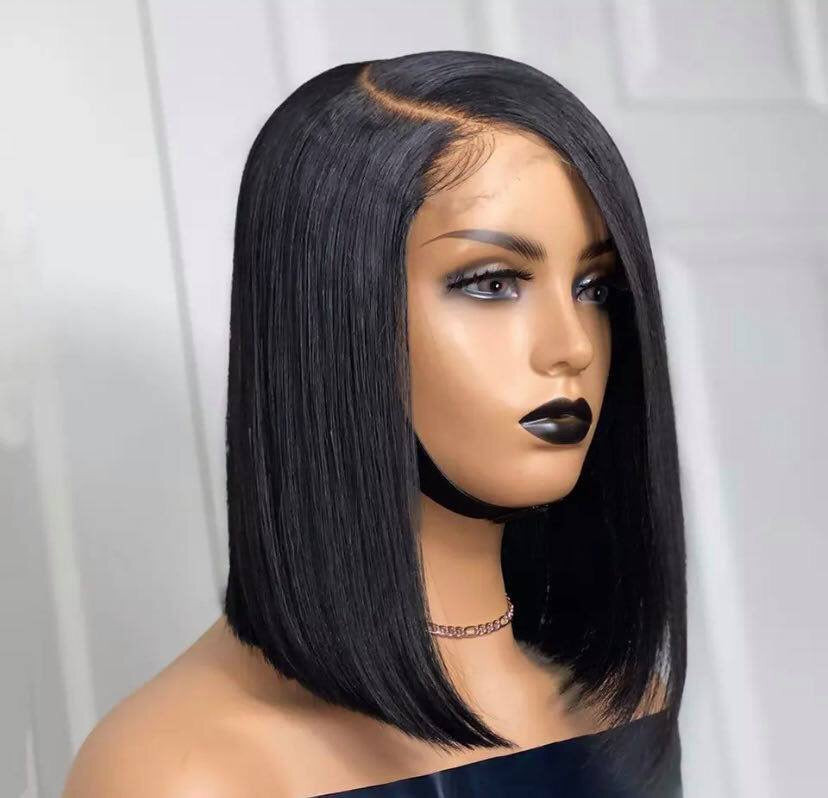 Virgin Straight Closure 5x5 HD Wig, Cap Size S, M, L, XL