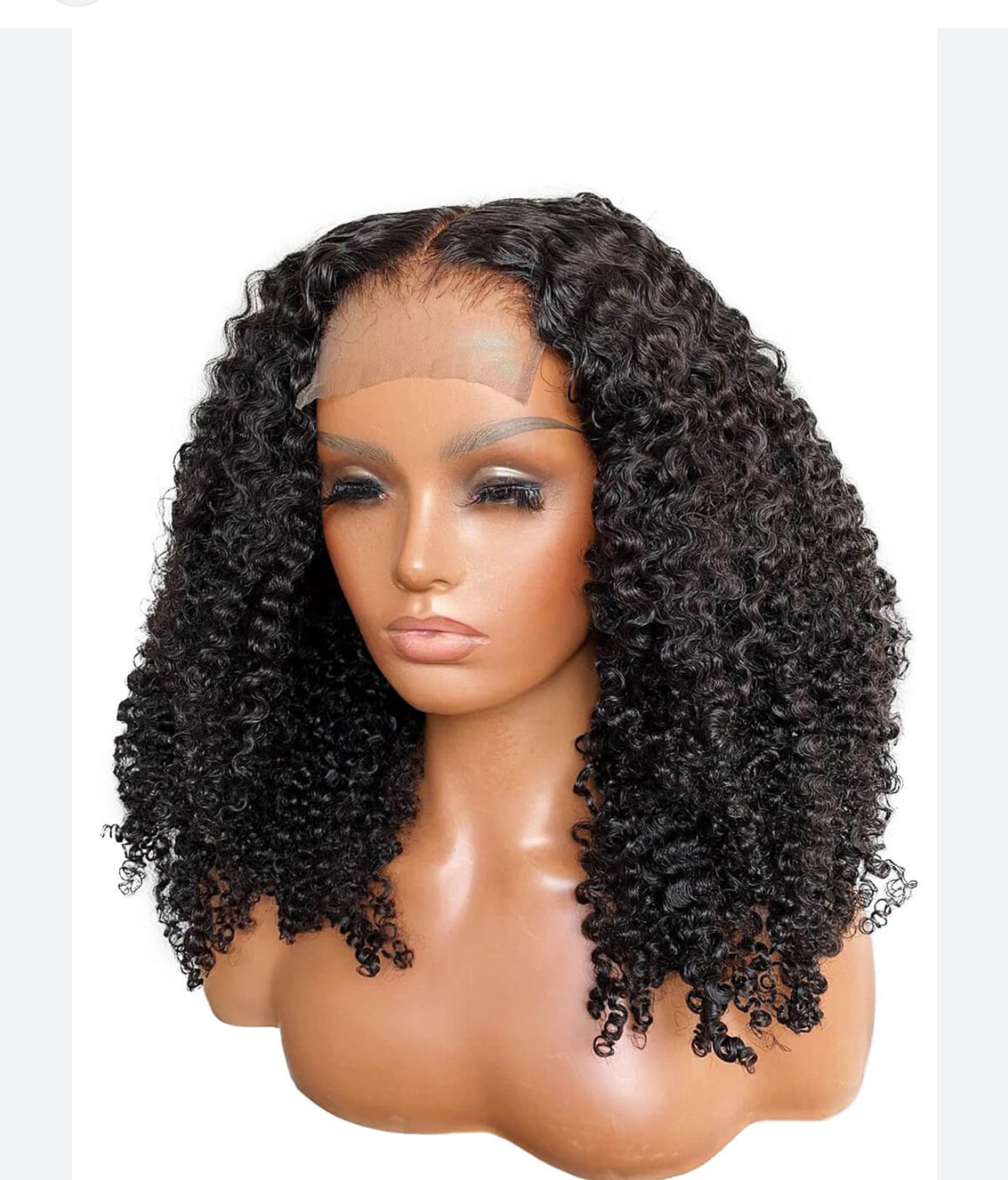 perruque frisée Virgin Closure 5x5 HD Bonnet ,S,M,L,XL