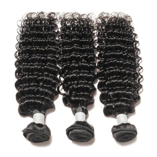 Virgin hair curly weave