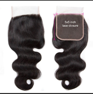 Closure 5x5 HD body wave Virgin hair