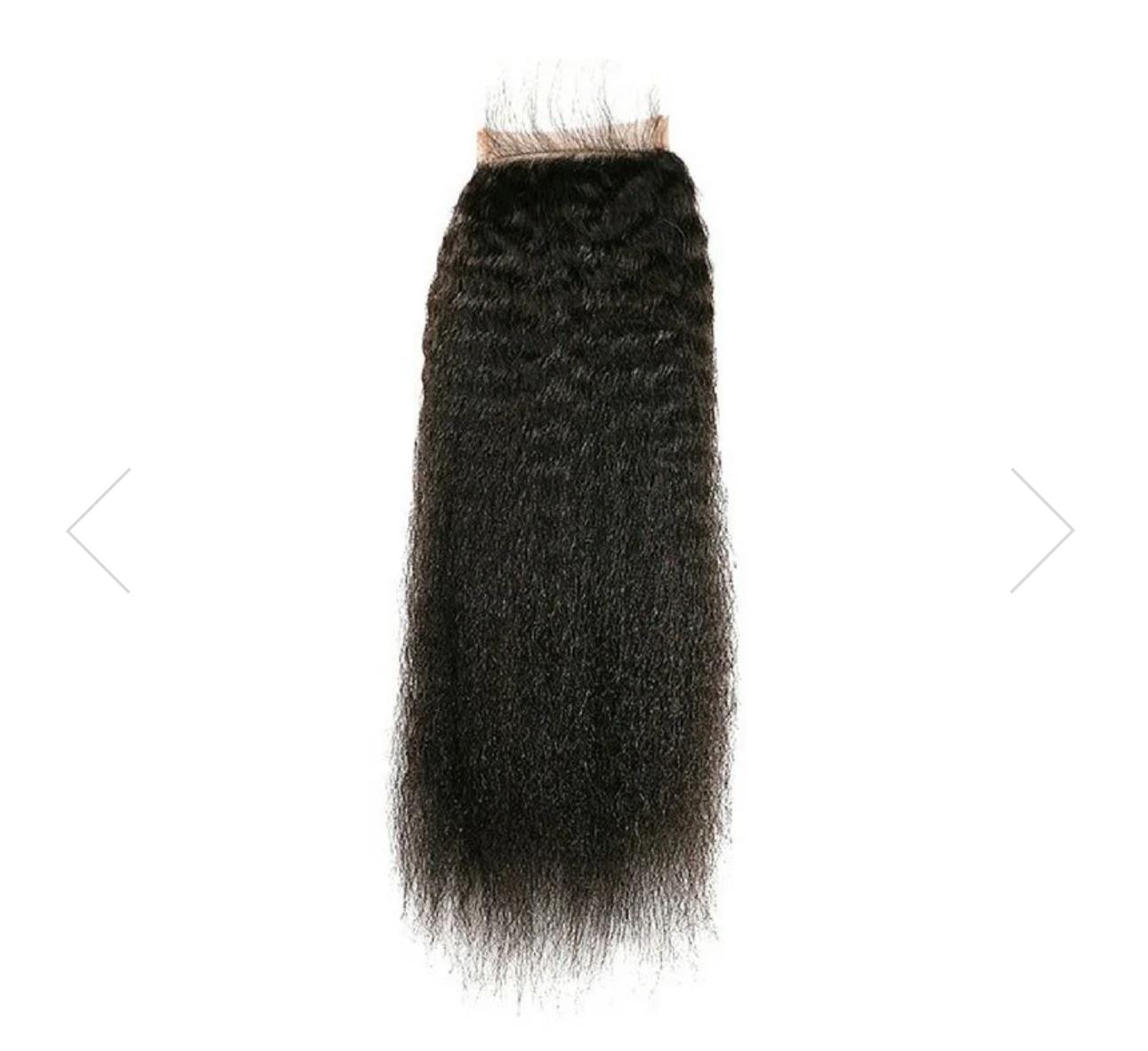 Closure Kinky HD Afro Smooth Virgin Hair