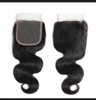Closure 4x4 body wave HD Virgin Hair