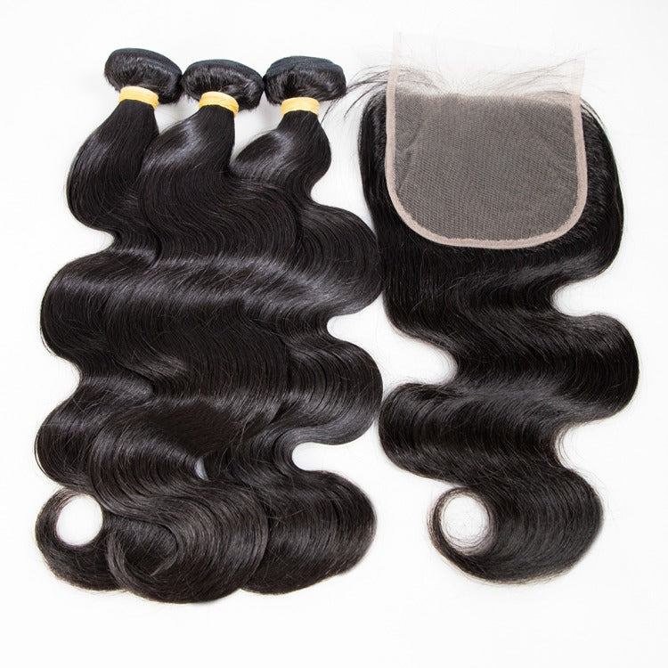 3 Bundles Virgin Body Wave Weave with Closure.