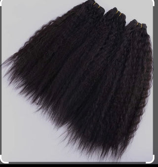 Kinky Straight Virgin Hair Weave