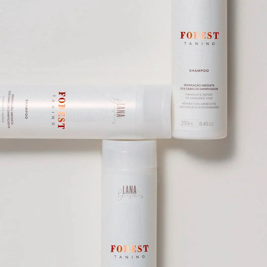 Lana Brasiles Forest Tanino – Repairing Shampoo & Conditioner Duo for Very Damaged Hair