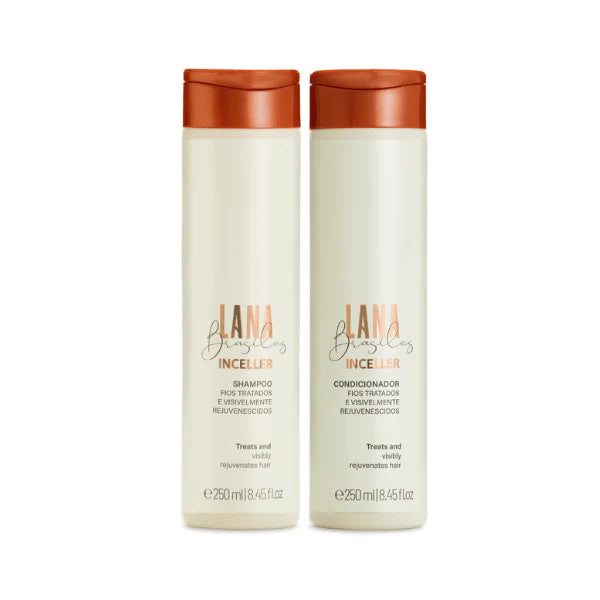 Lana Brasiles - Shampoo and Conditioner Duo - Treated and Visibly Rejuvenated Hair | (2x) 250 ml