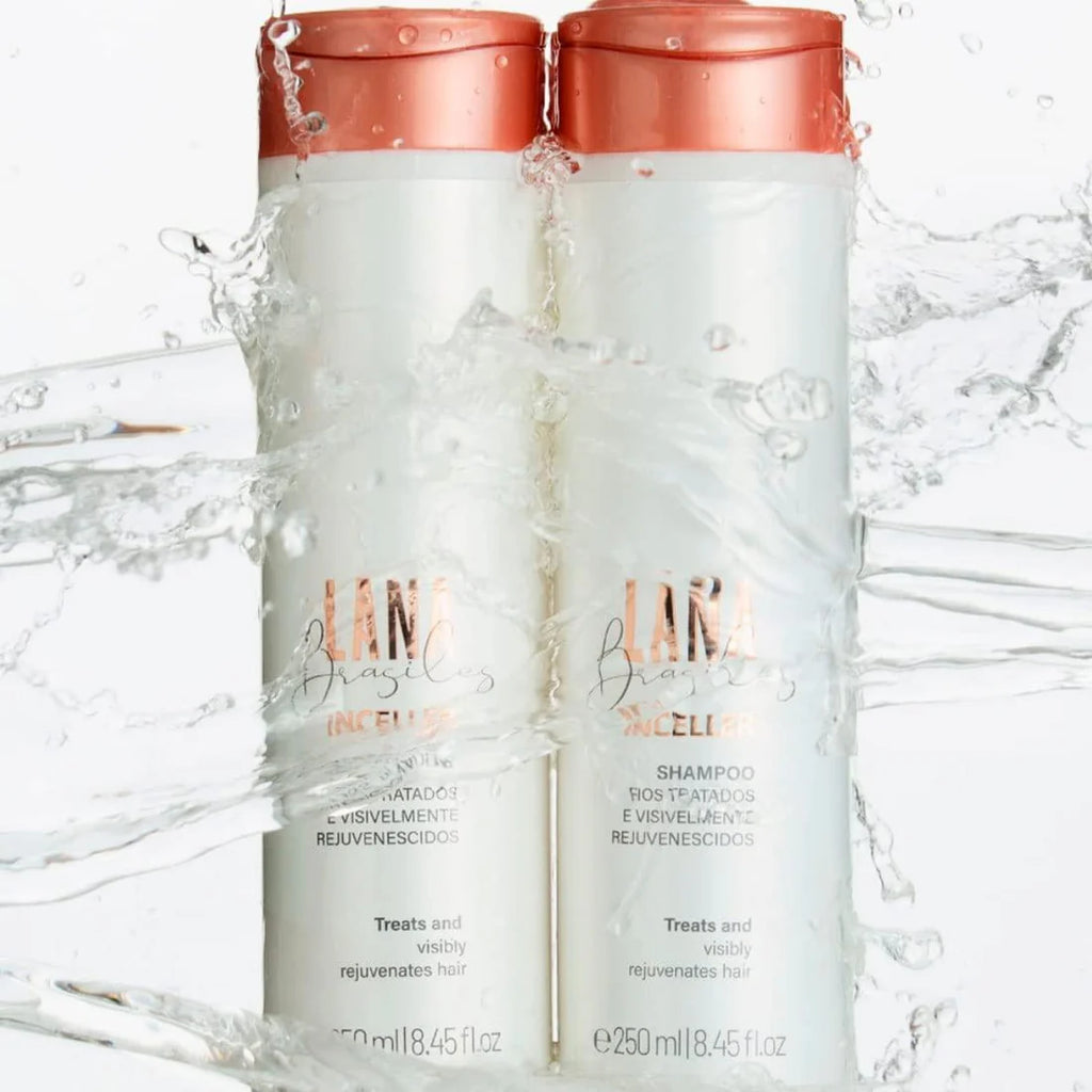 Lana Brasiles - Shampoo and Conditioner Duo - Treated and Visibly Rejuvenated Hair | (2x) 250 ml
