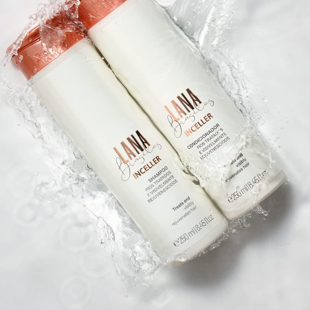 Lana Brasiles - Shampoo and Conditioner Duo - Treated and Visibly Rejuvenated Hair | (2x) 250 ml